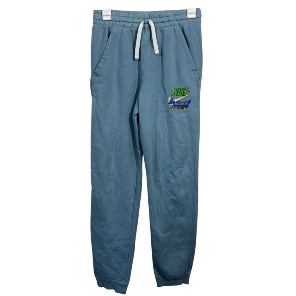 Nike Sportswear Blue Athletic Jogger Sweatpants